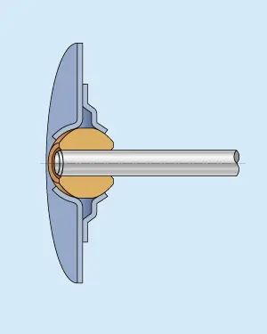 Ejemplo de montaje cojinete esférico